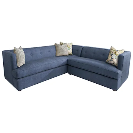 Diva Divine Sectional Sofa with Contemporary Style and Classic L Sectional Sofa Shape